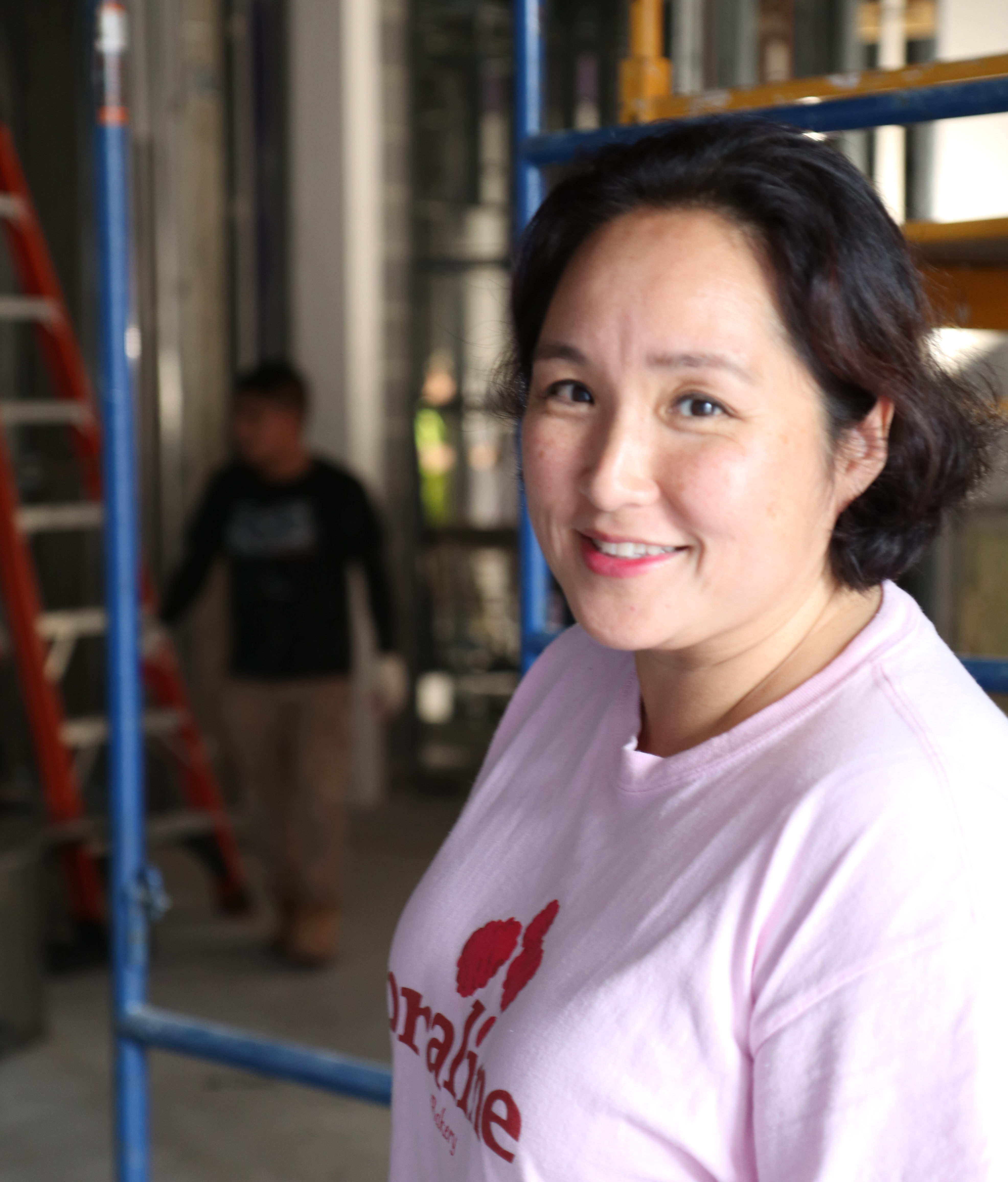 Susan Limb, co-owner of Praline Bakery at The Wharf in Washington, D.C. Photo by Stacy Yu, ADECIBEL Media.